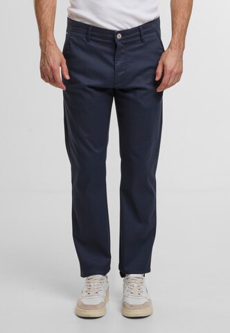 INDICODE JEANS Regular Chinohose 'Danino' in Blau: Vorderseite