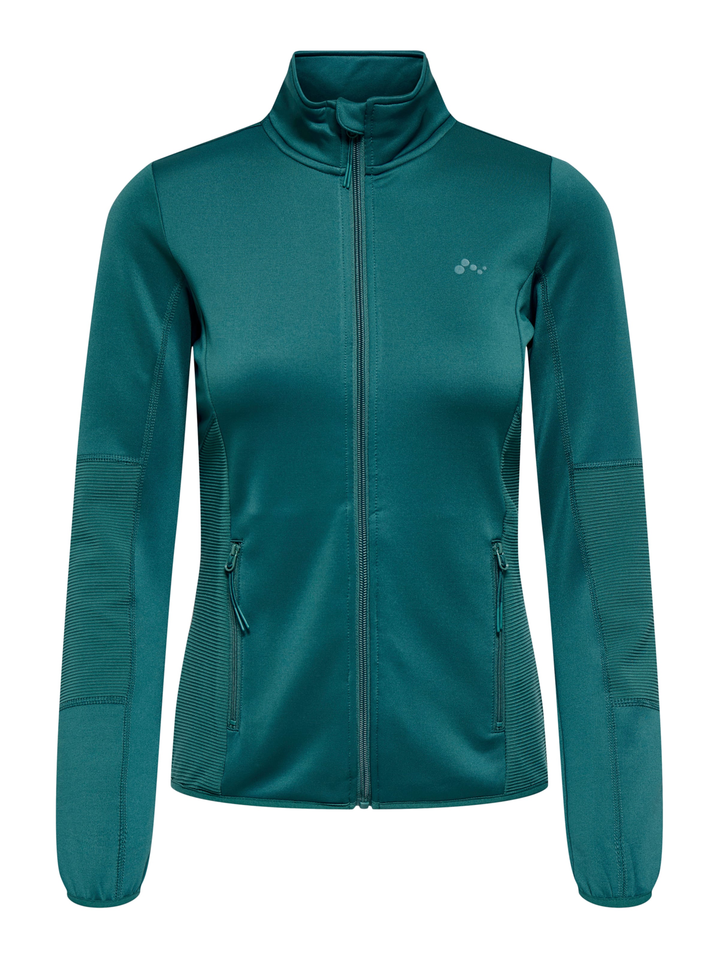 Veste en polaire fonctionnelle 'ONPJetta' ONLY PLAY en vert : devant