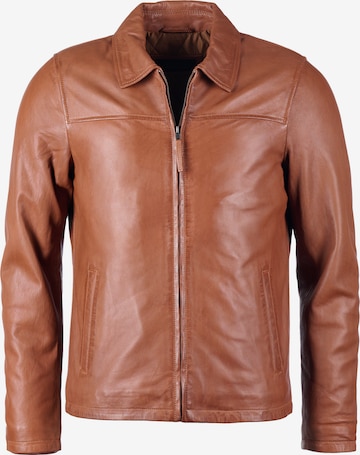 JCC Tussenjas 'Luca' in Bruin: voorkant