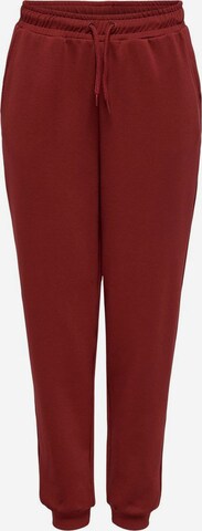 Tapered Pantaloni sportivi di ONLY PLAY in rosso