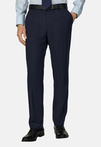Boggi Milano Slim fit Pants in Blue: front
