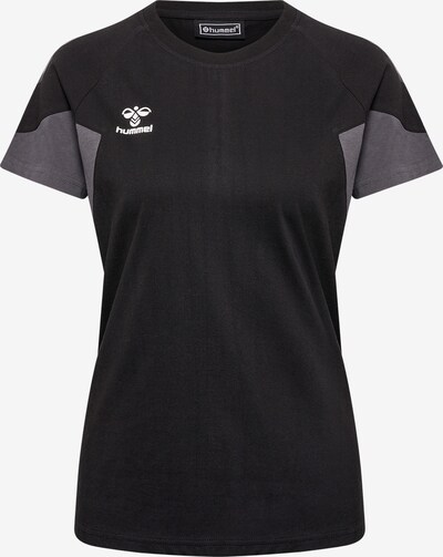 Hummel T-shirt fonctionnel 'TRAVEL' en gris / noir / blanc, Vue avec produit