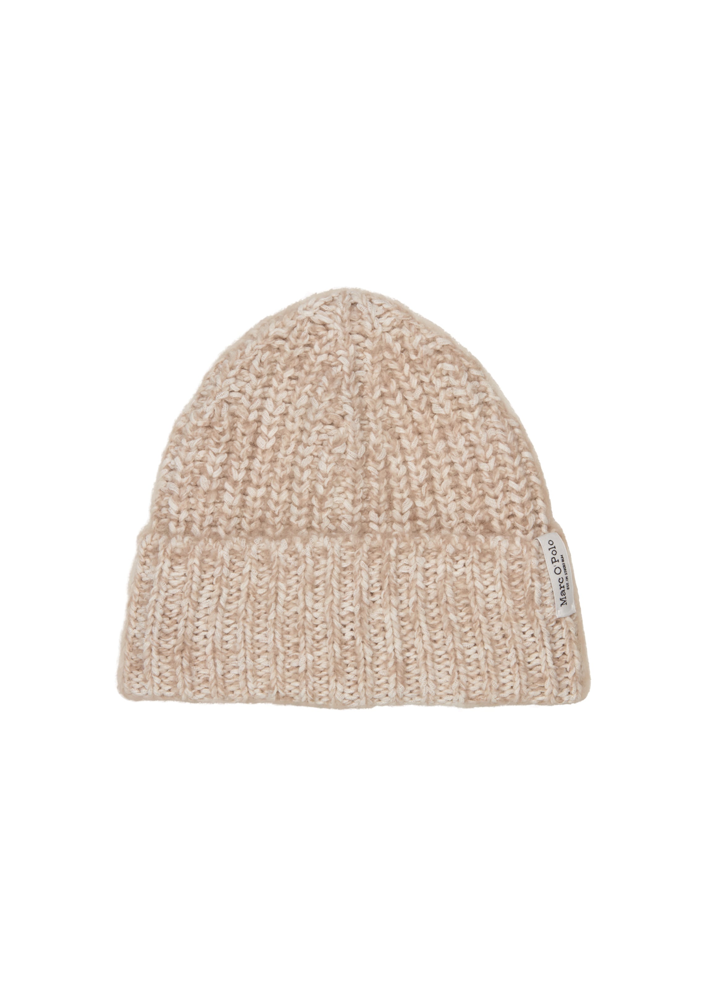 Marc O'Polo Beanie in Brown: front