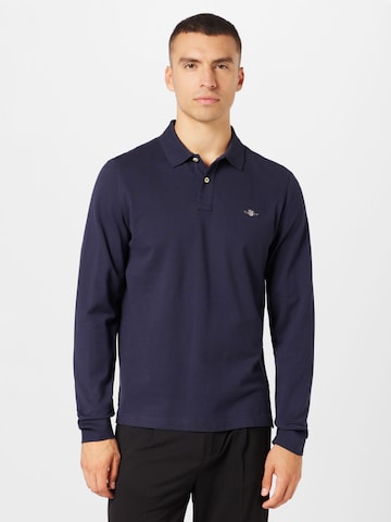 GANT Regular fit Majica 'Nautical Stripe' | modra barva: sprednja stran