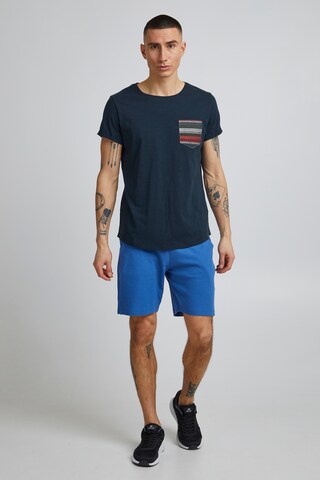 BLEND T-Shirt 'ELANDRO' in Blau