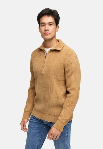 INDICODE JEANS Trui 'INHunch' in Beige