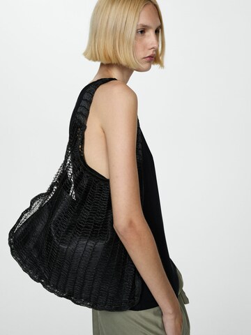 MANGO Top 'BOBAR' in Black