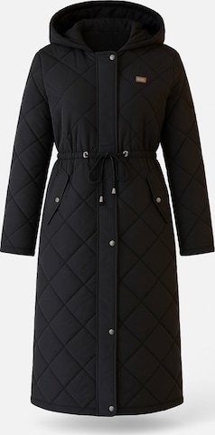 MODAMIHRAM Mantel in Schwarz: Vorderseite