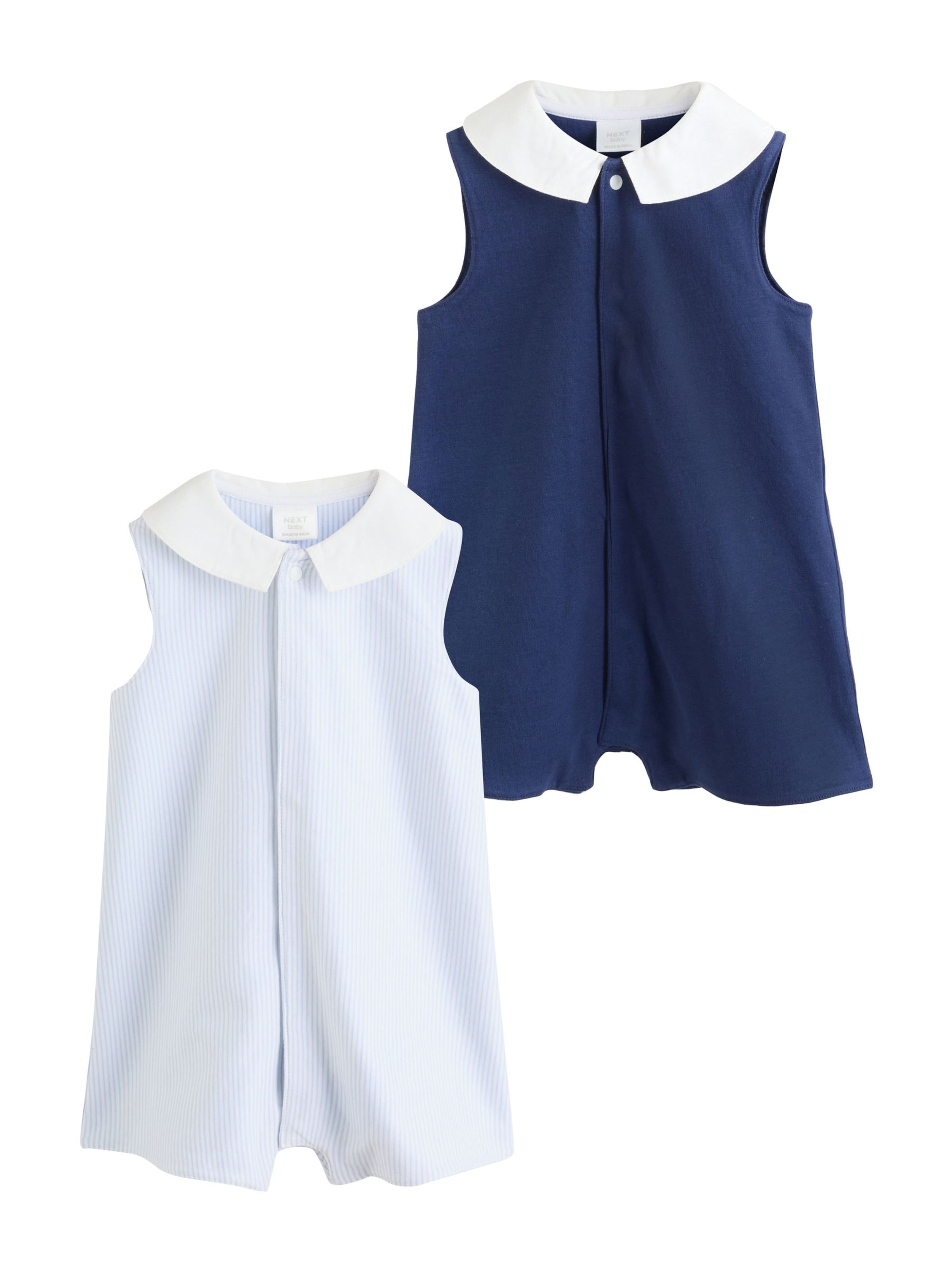 Next Rompertje/body in Blauw: voorkant