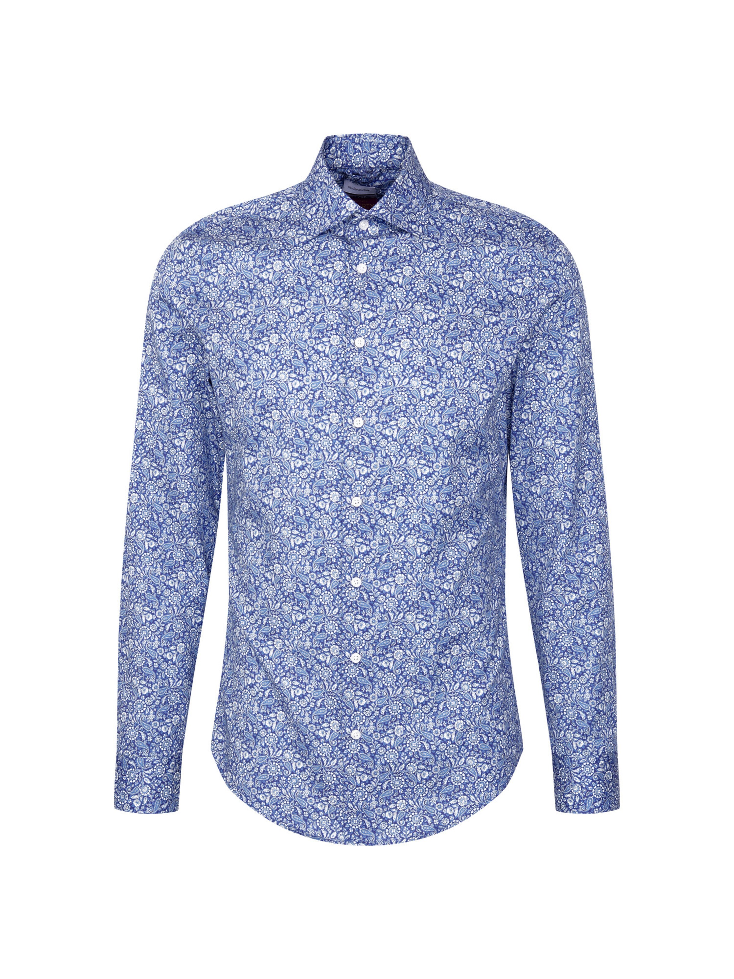 SEIDENSTICKER Regular fit Business Shirt in Blue: front