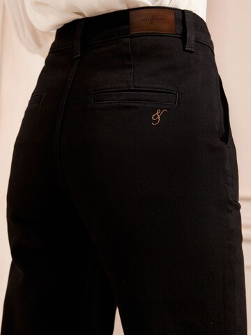 love & roses Wide Leg Jeans in Schwarz