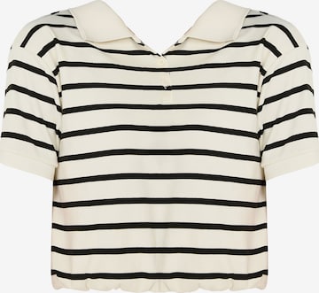 T-shirt No Matter What en beige : devant