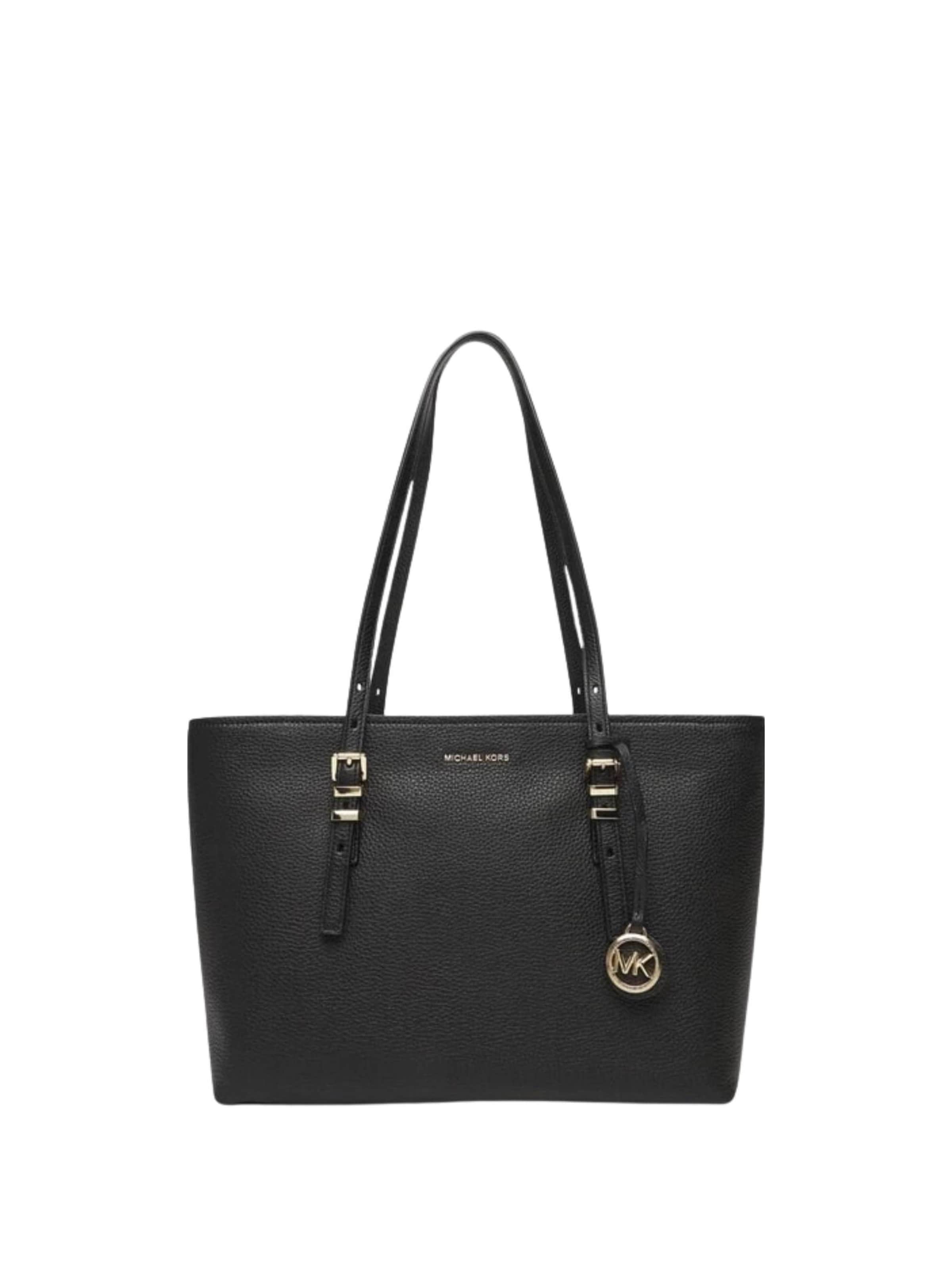 MICHAEL Michael Kors Shopper 'Michael Kors Cabas Quinn 30T5GQNT2L Noir' in Zwart: voorkant
