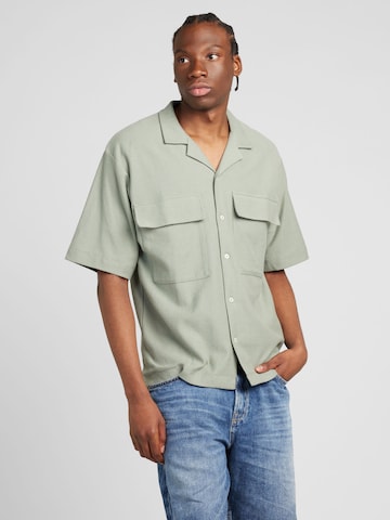 JACK & JONES - Comfort Fit Camisa 'LENNON' em verde: frente