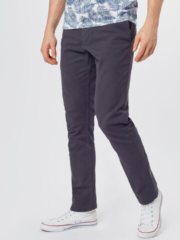 mėlyna ARMEDANGELS Prigludęs Kelnės 'Ato': priekis