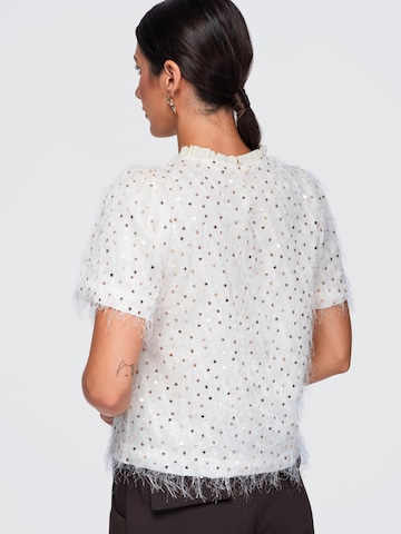 Ombre - Blusa en beige