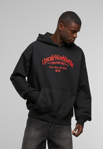 MT Upscale Sweatshirt 'Upscale World Wide' in Schwarz