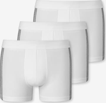 Boxer di SCHIESSER in bianco: frontale