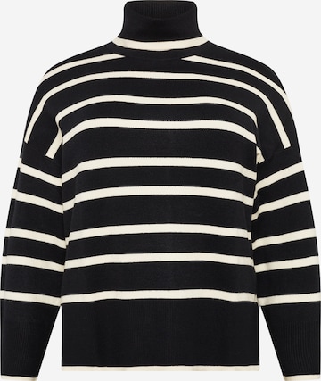 Pull-over 'Saba' Vero Moda Curve en noir : devant