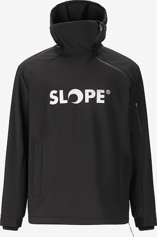 SLOPE Softshelljacke 'Fletcher' in Schwarz: Vorderseite