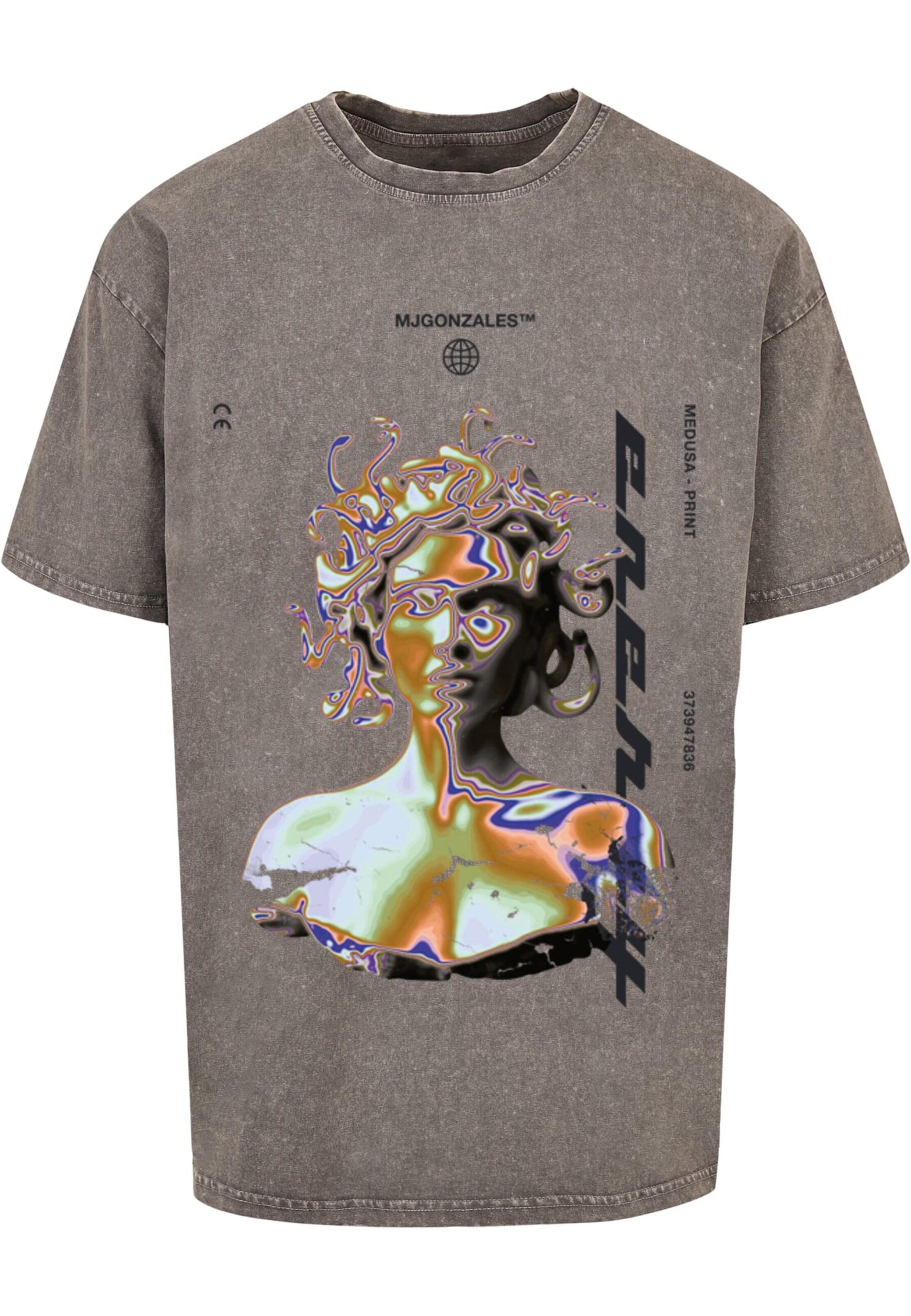 MJ Gonzales T-Shirt in Grau: Vorderseite
