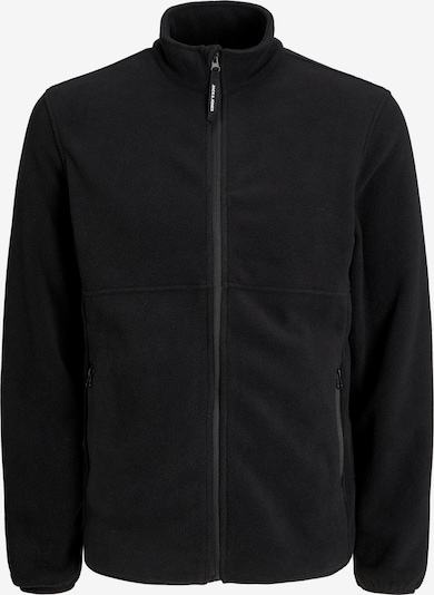 JACK & JONES Fleece jas 'FIRE' in de kleur Zwart, Productweergave