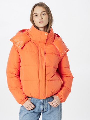 PATRIZIA PEPE Демисезонная куртка в Оранжевый: спереди