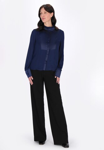 usha BLACK LABEL - Blusa 'Elegant' em azul