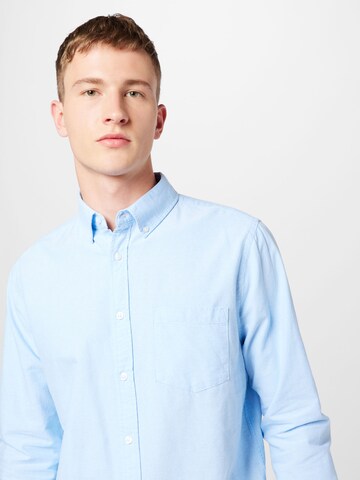 Cotton On Regular Fit Hemd 'MAYFAIR' in Blau