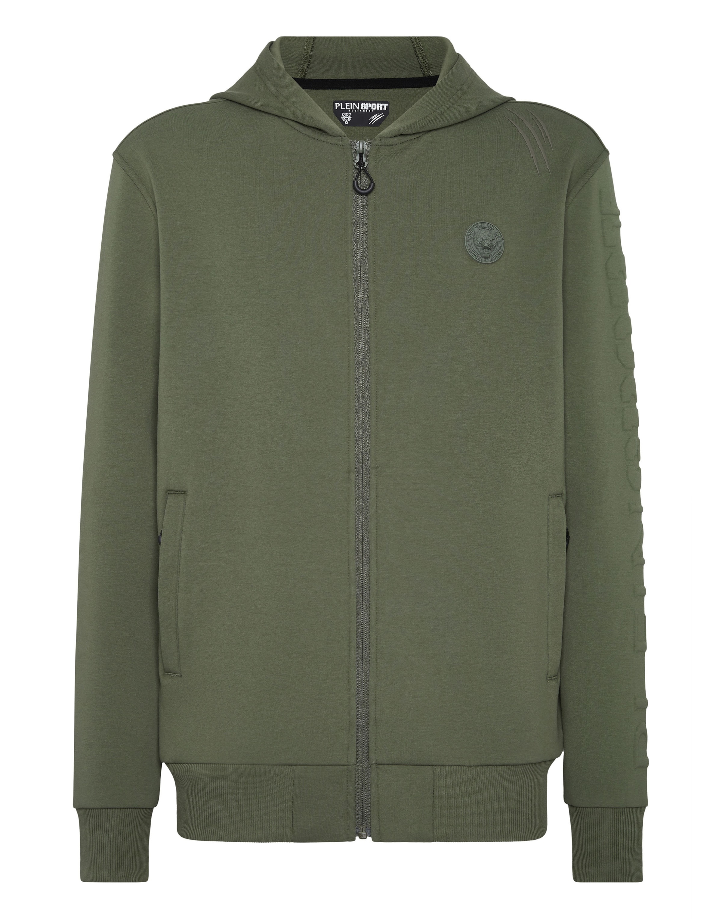 Plein Sport Veste de survêtement en olive, Vue avec produit