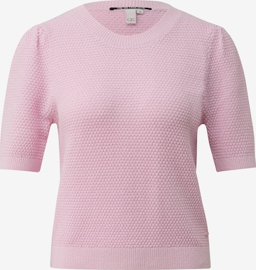 Pull-over QS en rose : devant