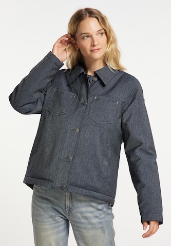 DreiMaster Vintage Between-Season Jacket in Blue: front