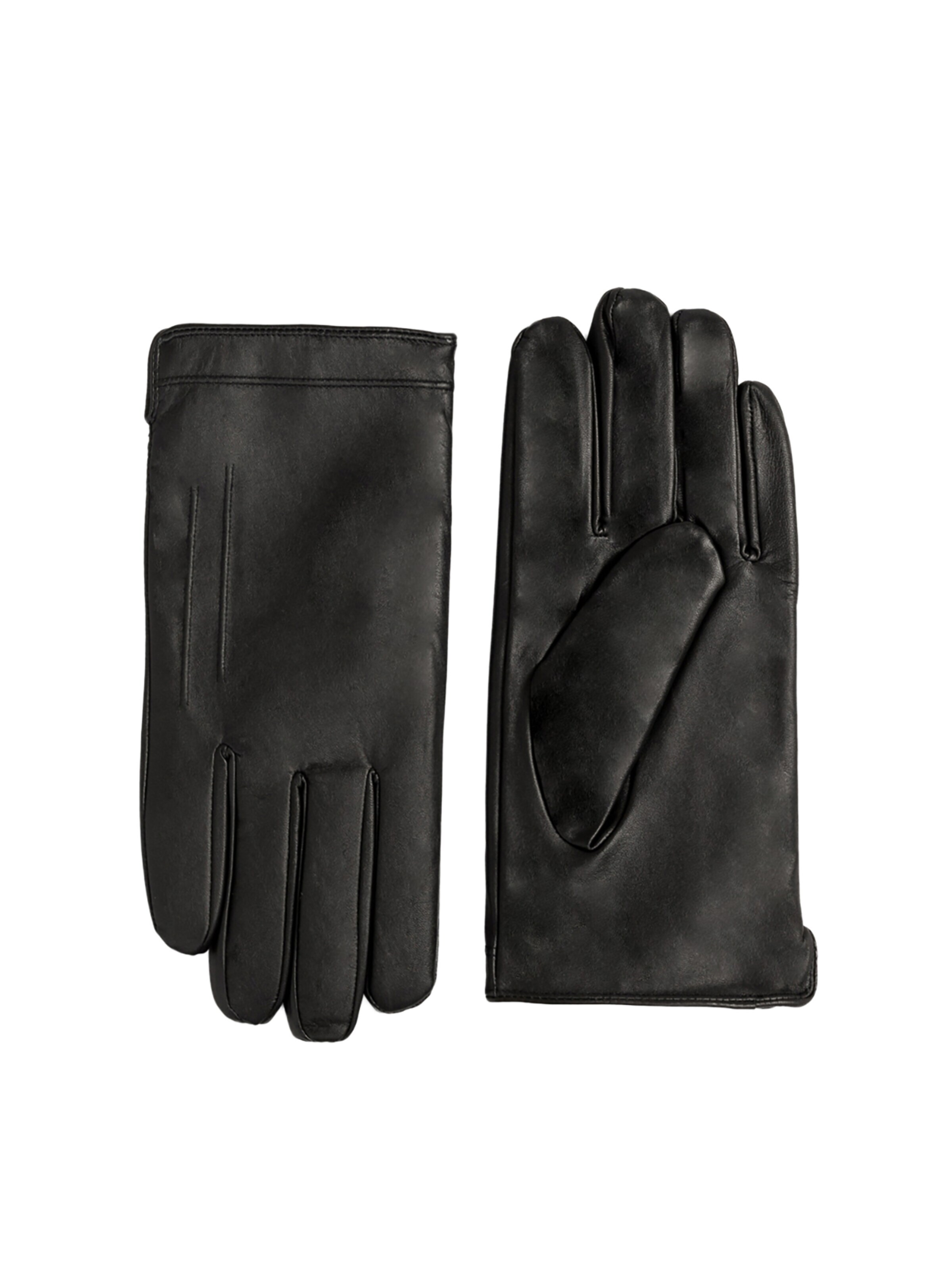 L'Arte Milano Fingerhandschuhe‌‌‌ in Schwarz: Vorderseite