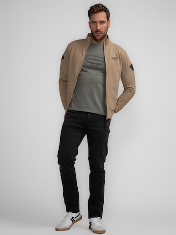 Petrol Industries Sweatjacke 'Steese' in Beige