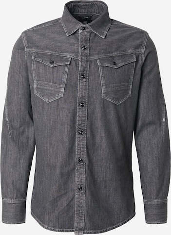 G-STARRegular Fit Košulja - plava boja: prednji dio