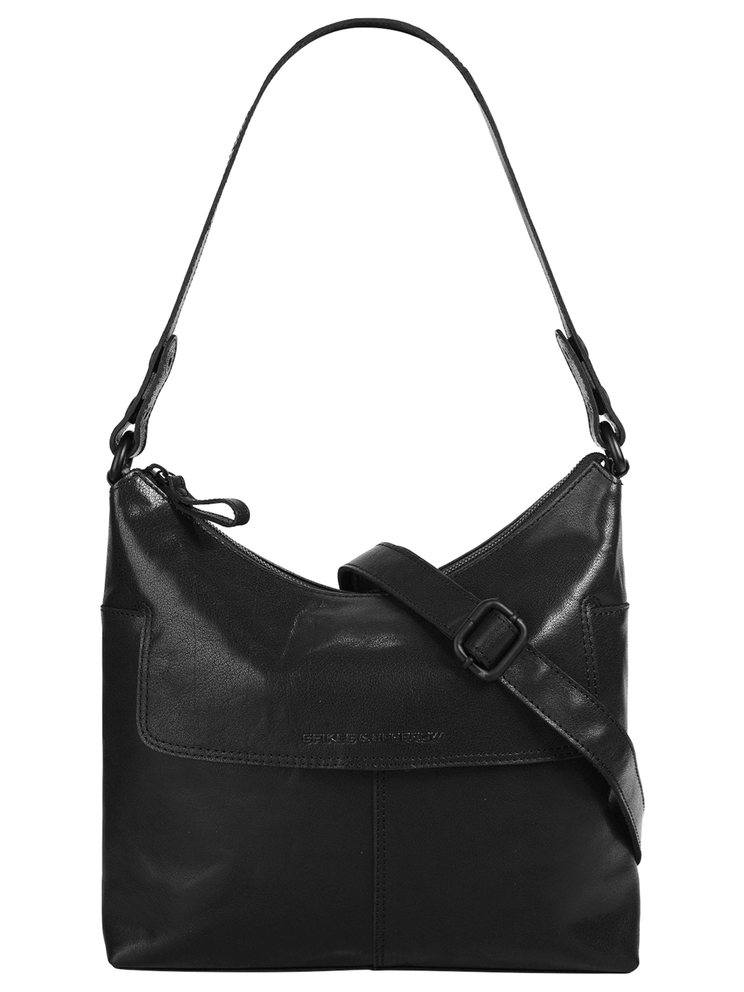 Spikes & Sparrow Umhängetasche‌ in Schwarz: Vorderseite