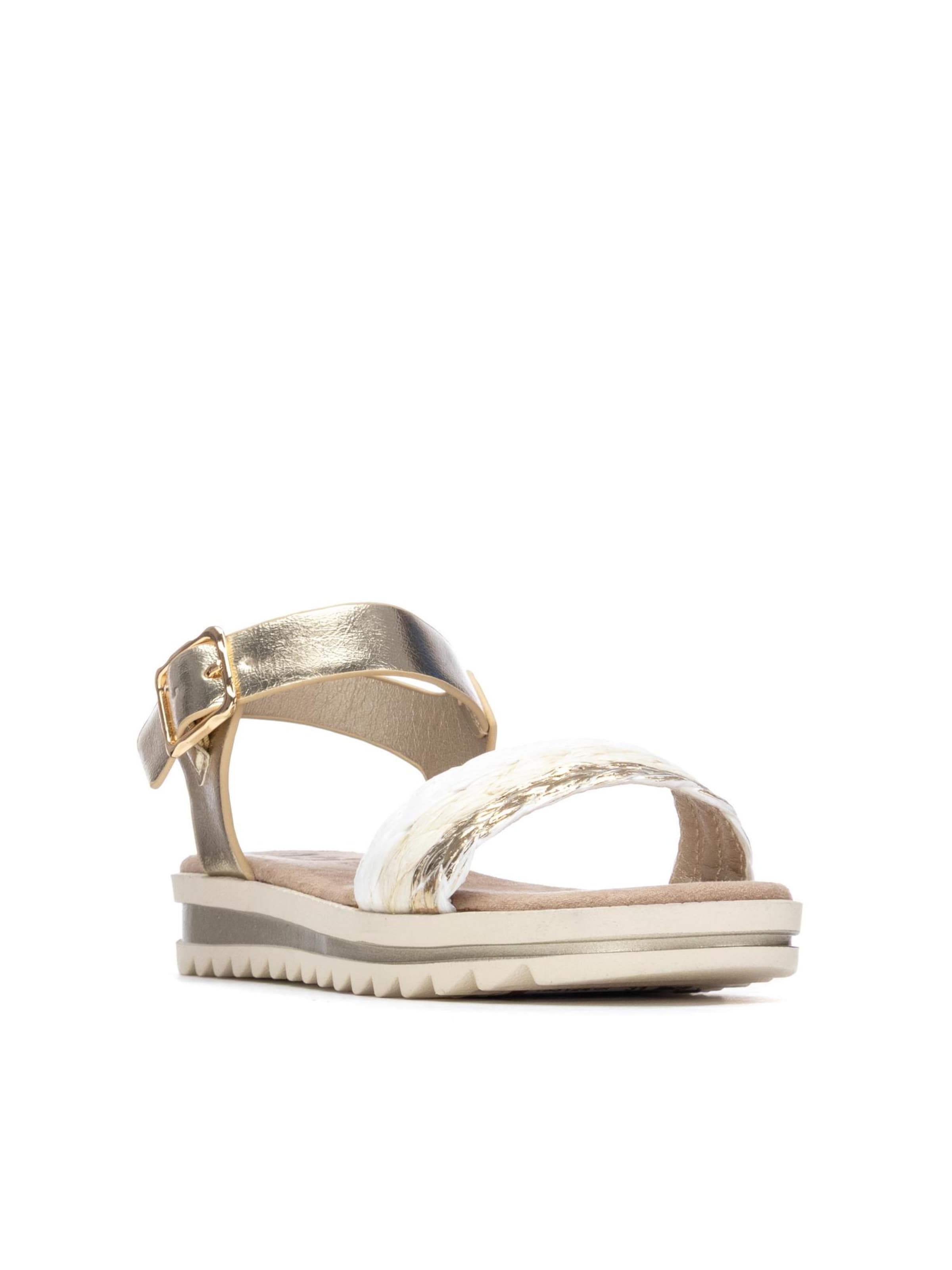 Xti - Sandalias en oro: frente