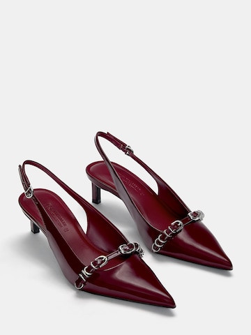 Escarpins Pull&Bear en rouge