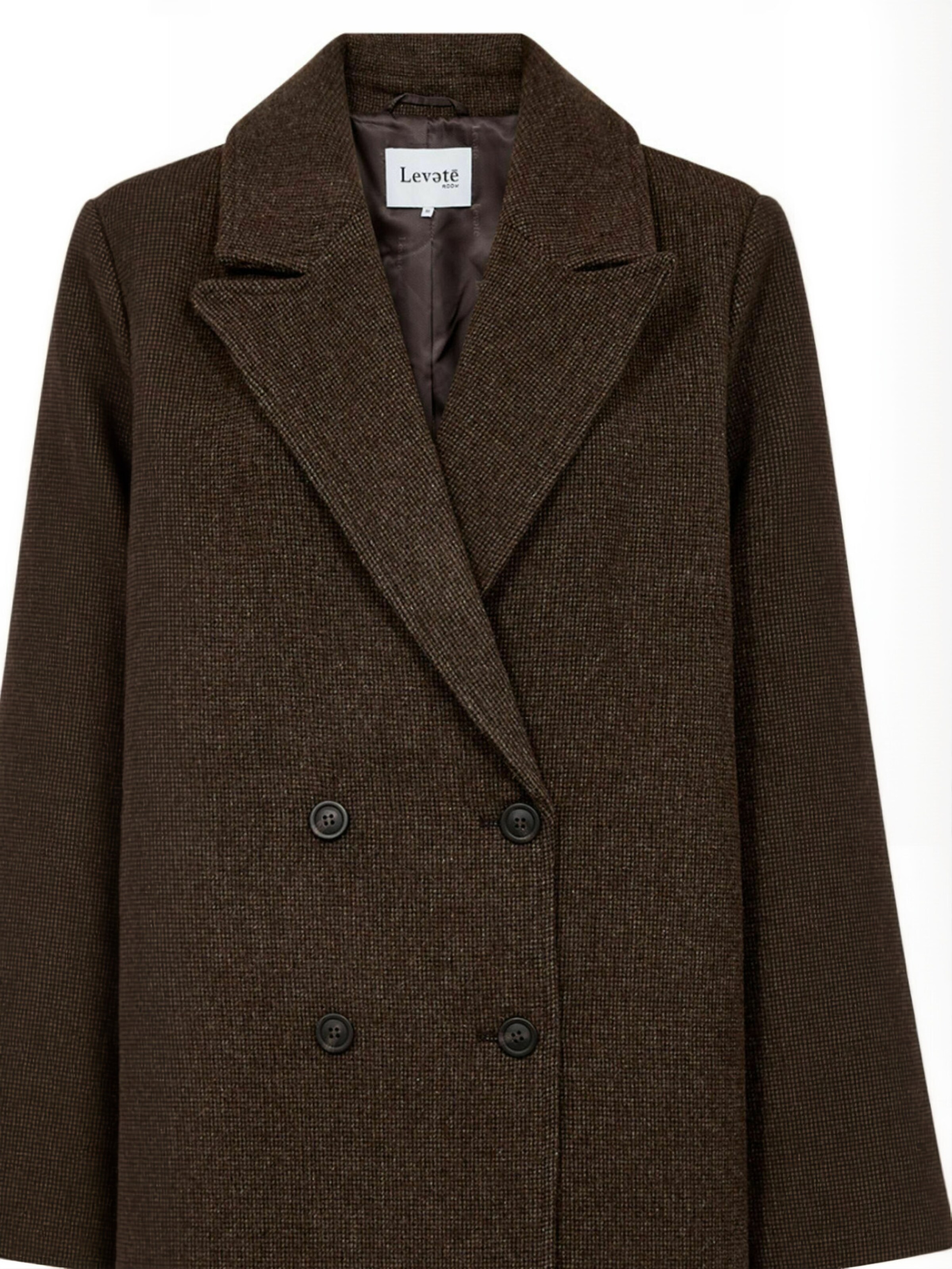 Cappotto di mezza stagione ' LR-SANDRA ' di Levete Room in marrone: frontale