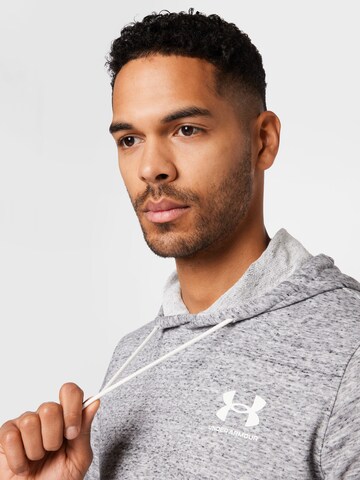 Sweat de sport 'Rival' UNDER ARMOUR en gris