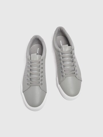 Pull&Bear Platform trainers in Grey