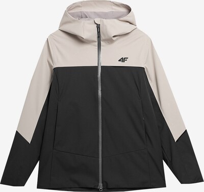 4F Zunanja jakna | bež / črna barva, Prikaz izdelka