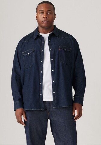 Levi's® Big & Tall Comfort Fit Hemd 'CLASSIC WESTERN' in Blau: Vorderseite