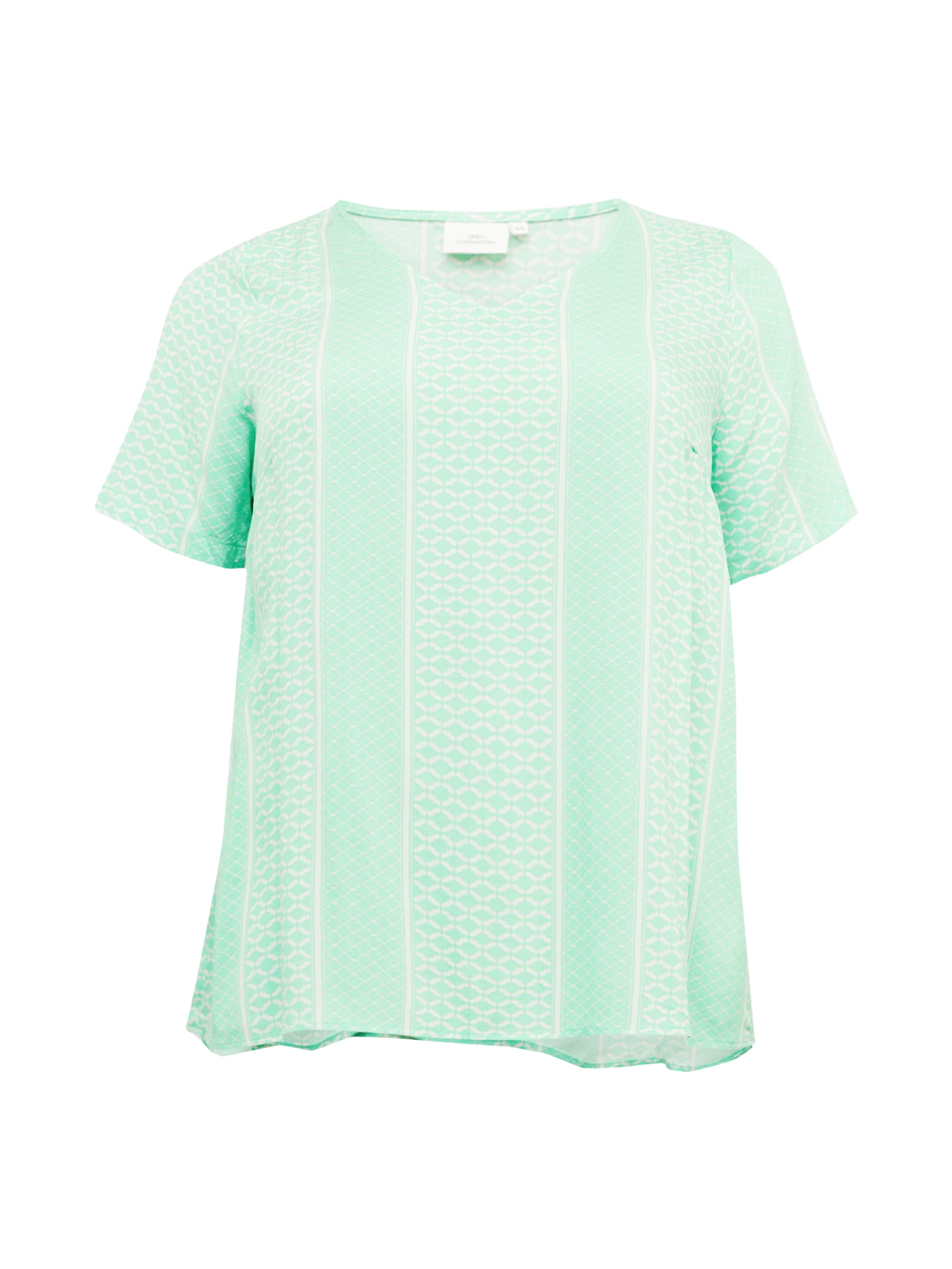 Camicia da donna 'MARRAKESH' di ONLY Carmakoma in verde: frontale