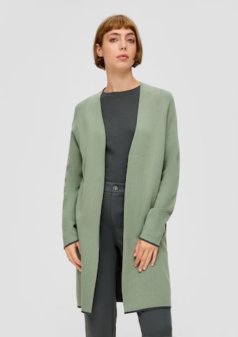 Cardigan s.Oliver en vert : devant