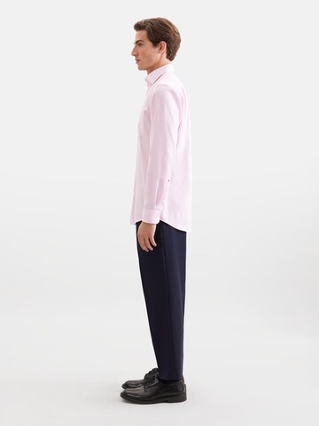 Coupe regular Chemise business SEIDENSTICKER en rose