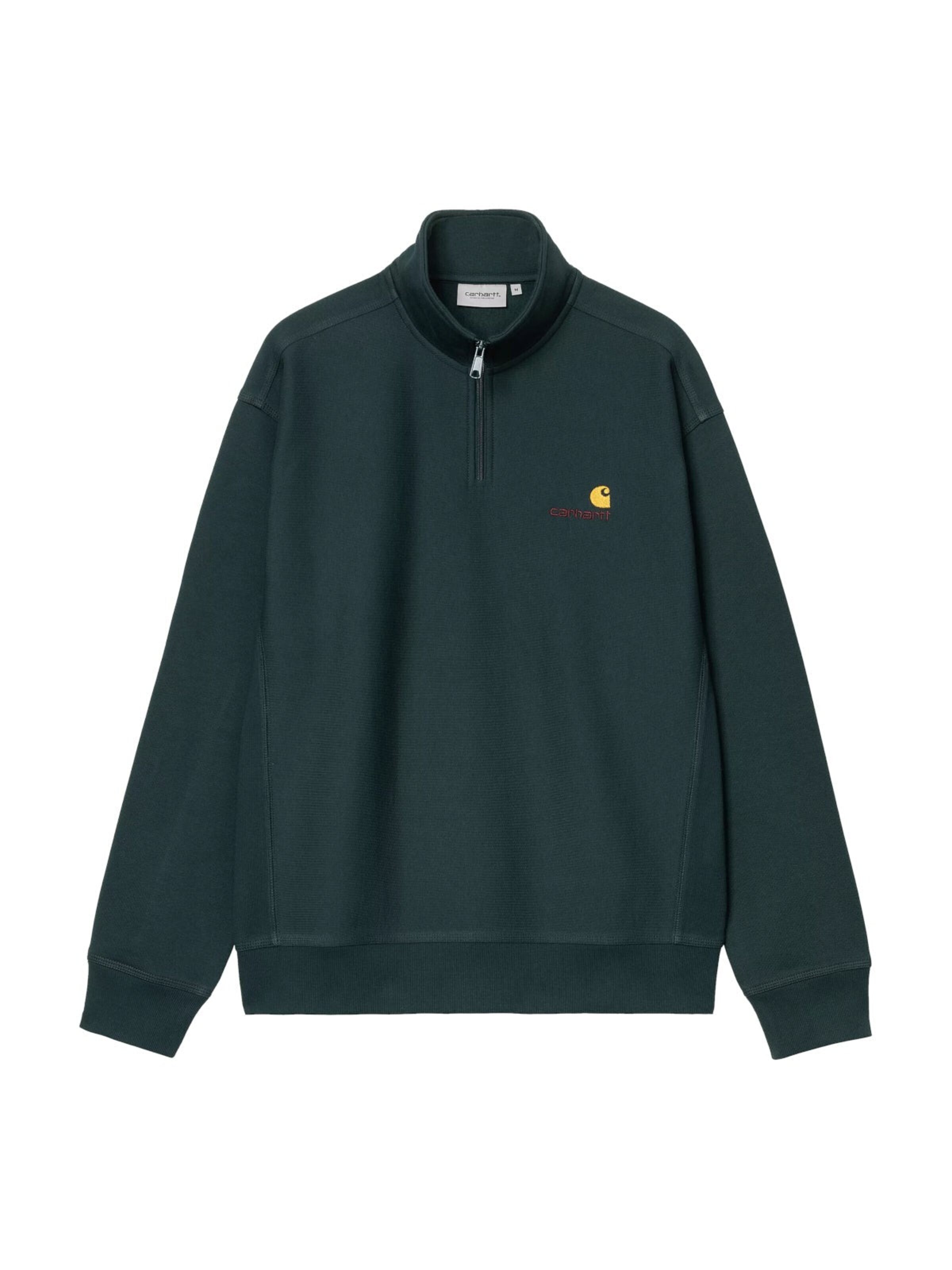 Carhartt WIP Pullover 'Half Zip American Script'‌ in S in blau, Produktansicht