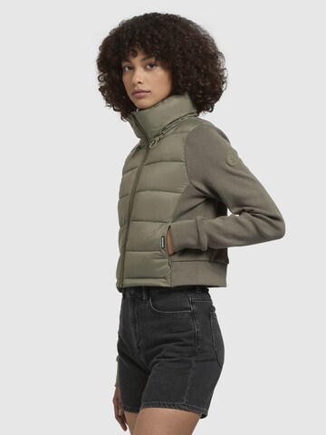 Veste mi-saison khujo en vert
