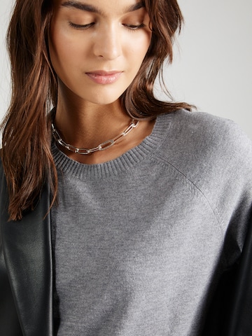 PIECES Sweater 'PCSIA' in Grey