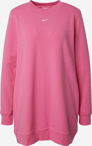 NIKE Sportief sweatshirt 'ONE' in Roze: voorkant